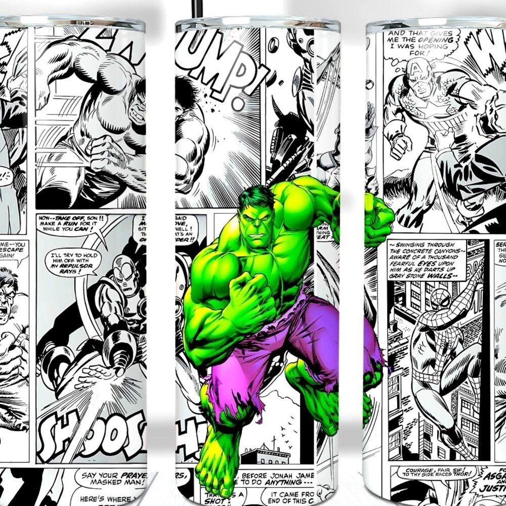 Incredible Hulk 20oz Designed Stainless Steel Tumbler